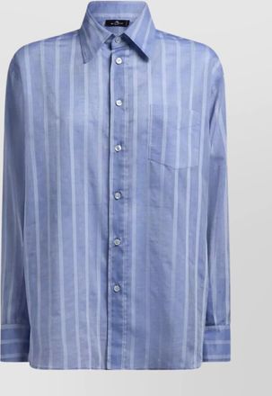 Etro striped cotton shirt