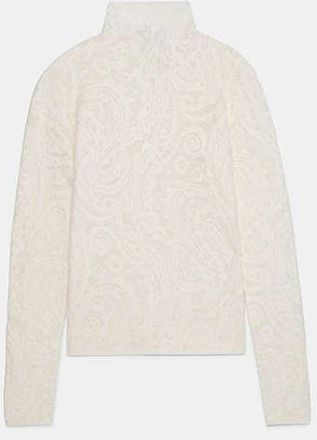 Kate Spade New York Lace Knit Turtleneck Top