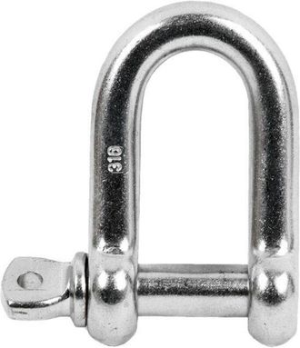 cofan Grillete Recto M-42 Zincado, Grillete Recto Galvanizado Ideal Para Fabricaci&oacute;n De Eslingas De Cadena, Cuerdas Y Gazas. Disponible Desde M-5 A M-50. - 