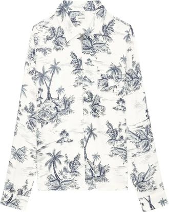 Zadig&Voltaire Camicia con stampa - Bianco