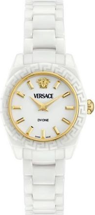 Versace DV One Mini Quartz White Dial Ladies Watch VE9F00224