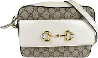 Gucci Pre-owned Cross Body Bags, female, Beige, Size: ONE SIZE Pre-owned Vintage Cross Body Bag