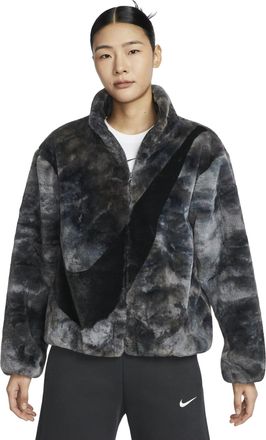 Nike (WMNS) Nike Big Swoosh Sportswear Jacket Black HQ4871-010