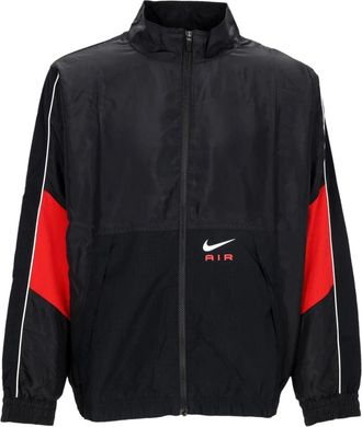 Nike Sportkleding Trainingspak Jas Zwart Rood - Heren - Trainingsjackets - Zwart - XL - Polyester - Fitness