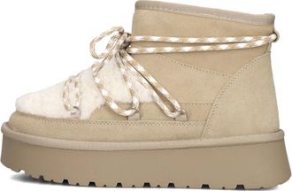 Notre-V Beige Snowboots Femm - Dames - Winterlaarzen - Beige - 37 EU - Schoenen