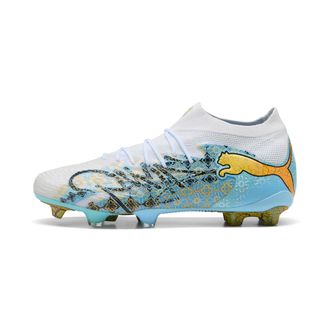 Puma Scarpe da calcio FUTURE 9 ULTIMATE PLAYMAKERS FG unisex, Scarpe, Bianco, 40.5