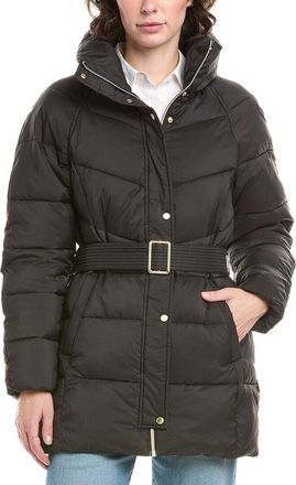 Cole Haan Oyster Finished Belted Puffer