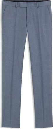 BOSS ONE Slim-fit pants in melange virgin wool