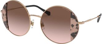 Miu Miu MU57VS 07D0A6 Womens Sunglasses Rose-Gold Size 49