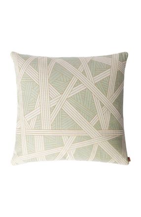Missoni Home Nastri Cushion 60x60 Cm With Contrasting Stitching in Green at Nordstrom