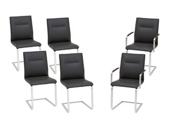 Schubiger M&ouml;bel Stuhl Mona - Set 4+2 Stk