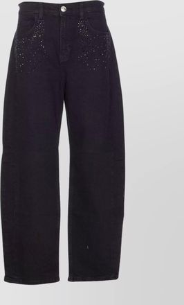 Liu Jo stylish trousers with strass and studs