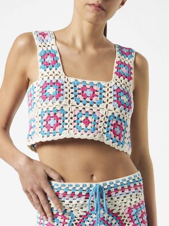 MC2 Saint Barth Woman Handmade Crochet Top