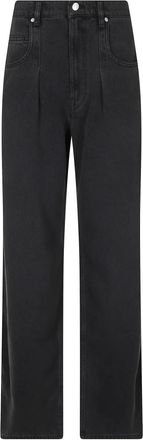 Isabel Marant Jeans, Dames, Zwart, S, Straight Jeans