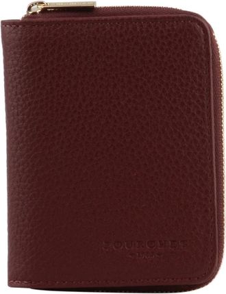 Pourchet Club Medium Wallet - Dames - Portefeuilles - Rood - ONE Size - Leer - Accessoires