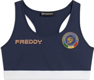 Freddy Top Sportivo Donna Italia FGI in Jersey di Nylon