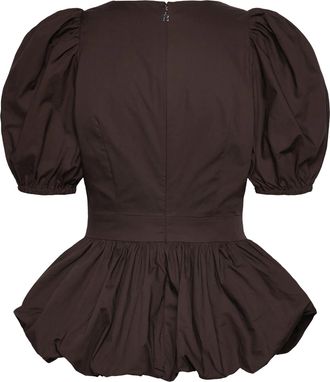 Rotate Womens Top Puff Sleeve Bubble Mol&eacute; Tops