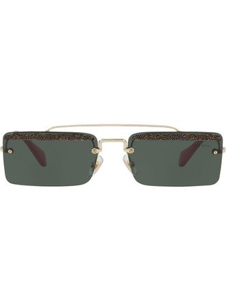 Miu Miu Eyewear Occhiali da sole Soci&eacute;t&eacute; - Oro