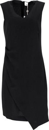 IRIS & INK Sleeveless Sheath Dress in Black Polyester