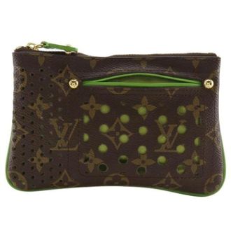 Louis Vuitton Pre-owned Pochette Pouch - Dames - Pre-owned - Bruin - Maat: ONE Size