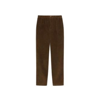 Kenzo Heren, Broeken, Bruin, Maat: L Corduroy