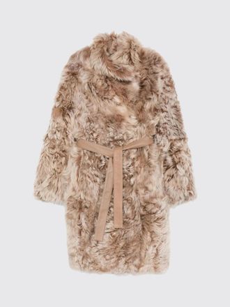 Yves Salomon Cappotto Yves Salomon in pelliccia di agnello