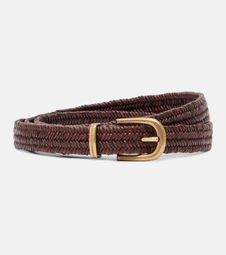 Brunello Cucinelli Woven leather belt
