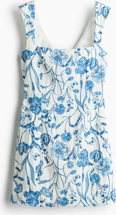 H&M Kleid mit Schleife im Rücken - White