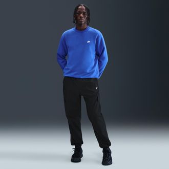 Nike Mens Club Woven Cargo Pants in Black | HJ1990-010