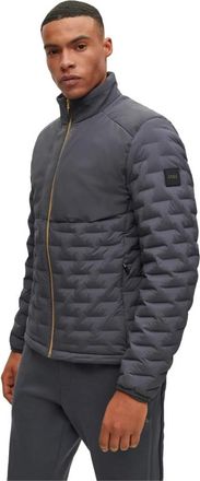 HUGO BOSS Heren, Jassen, Grijs, Maat: 3XL Polyamide