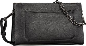 Tom Tailor Denim Umh&auml;ngetasche TOM TAILOR DENIM Lennon, Damen, Gr. B/H/T: 24cm x 14cm x 6cm, schwarz, Lederimitat, clean, gepflegt, unifarben, Taschen Umh&auml;ngetasche, D