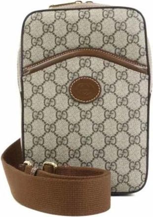 Gucci Pre-owned Cross Body Bags, male, Brown, Size: ONE SIZE Pre-owned Vintage Sling Bag