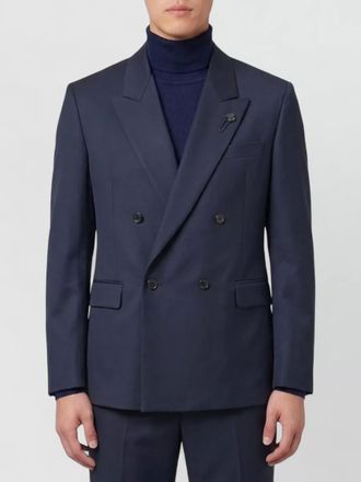 Lardini virgin wool double-breasted jacket