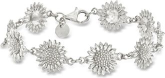 Ross-Simons Italian Sterling Silver Sunflower Bracelet