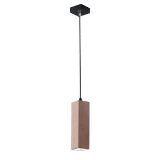 Luce-Ambiente-Design Kruk Square Suspension in Brown Cement