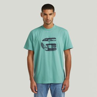 G-Star G Icon Graphic T-Shirt - Midden blauw - Heren