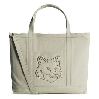 Maison Kitsun&eacute; Uomo, Borse, Beige, Taglia unica, new