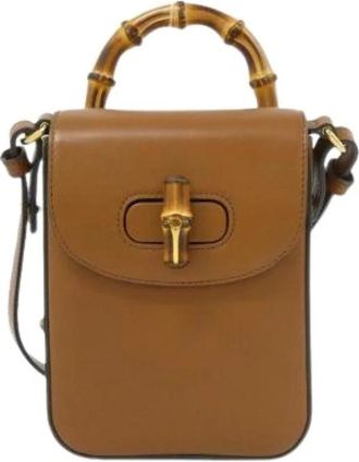 Gucci Borsa a tracolla in pelle Pre-owned - - Pre-owned - Donna - Marrone - ONE SIZE