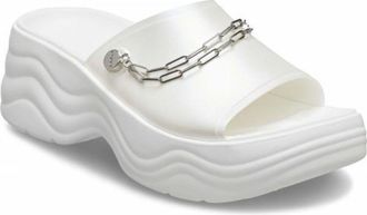 OEM Crocs Skyline Shimmer Slide 208582 W9 I Eu 3940 Blanco