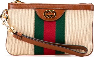 Gucci Pre-owned Gucci Canvas Ophidia Pouch Ladies 576053 493075