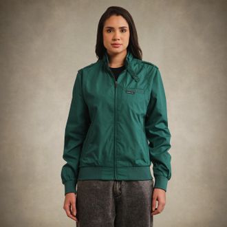 Members Only Womens Classic Iconic Racer Oversized Jacket