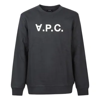 A.P.C. Sweatshirts, male, Black, Size: S Logo Sweatshirt