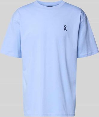 Armedangels Armedangels Relaxed Fit T-Shirt aus reiner Baumwolle Modell MAARKOS in Hellblau, Gr&ouml;&szlig;e XXL