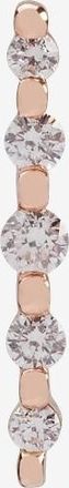 GbyG Einzelner Roségold-Ohrstecker mit Diamanten Tige