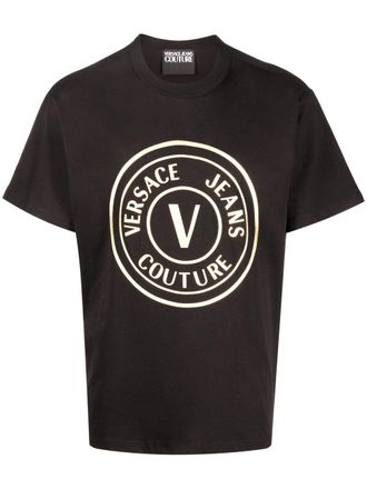 Versace Jeans Couture T-shirt con stampa - Nero
