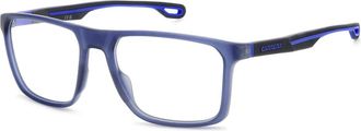 Carrera Blue Matte Eyewear Frames - unisex - Brillen - Blauw - 55 MM - Accessoires