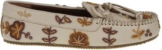 De Siena shoes Arianna Flower Bead Embroidery Loafers - Dames - Loafers - Veelkleurig - 36 EU - Schoenen