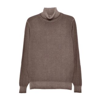 FILIPPO DE LAURENTIIS Turtlenecks, male, Brown, Size: XL Turtleneck Sweater LS