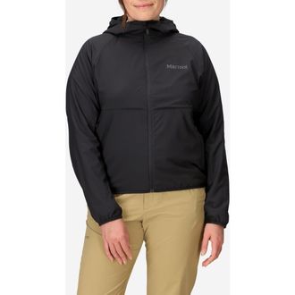 Marmot Aerothermal Hooded Jacket in Black at Nordstrom, Size X-Small
