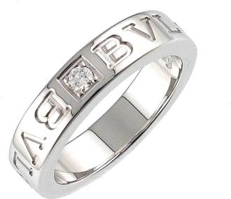 Bulgari White Gold (18K) Band Ring (Pre-Owned)